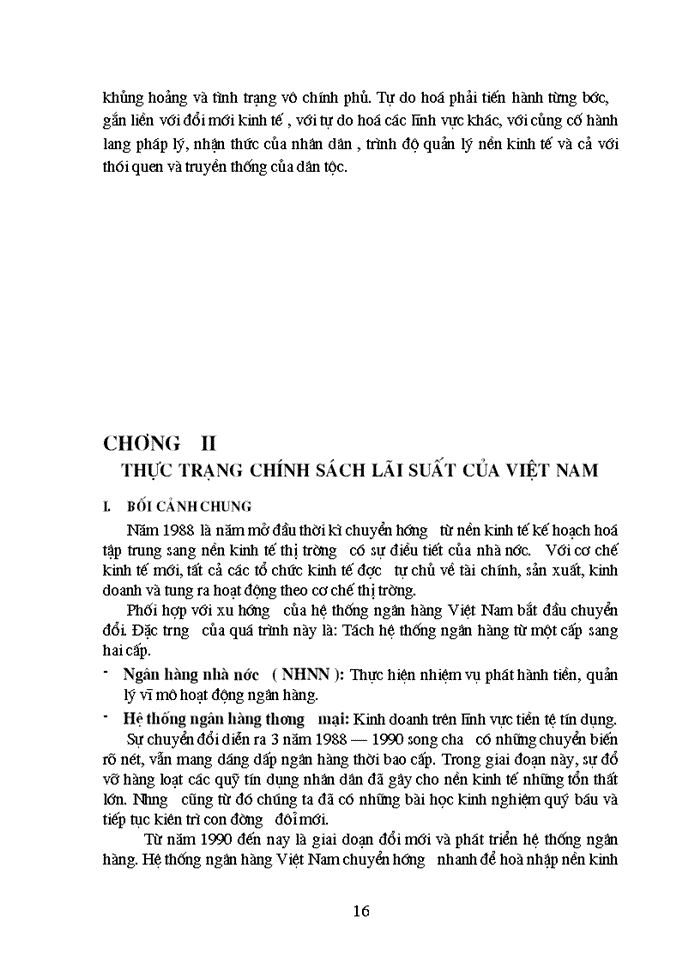 image for page Lãi suất và tự do hoá lãi suất.