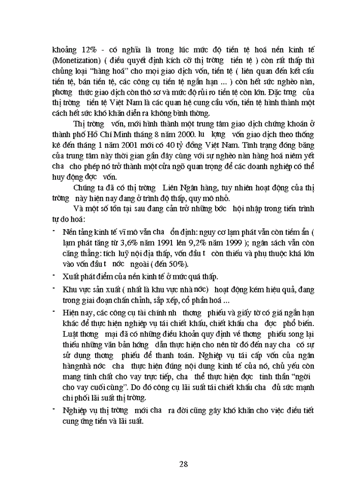 image for page Lãi suất và tự do hoá lãi suất.