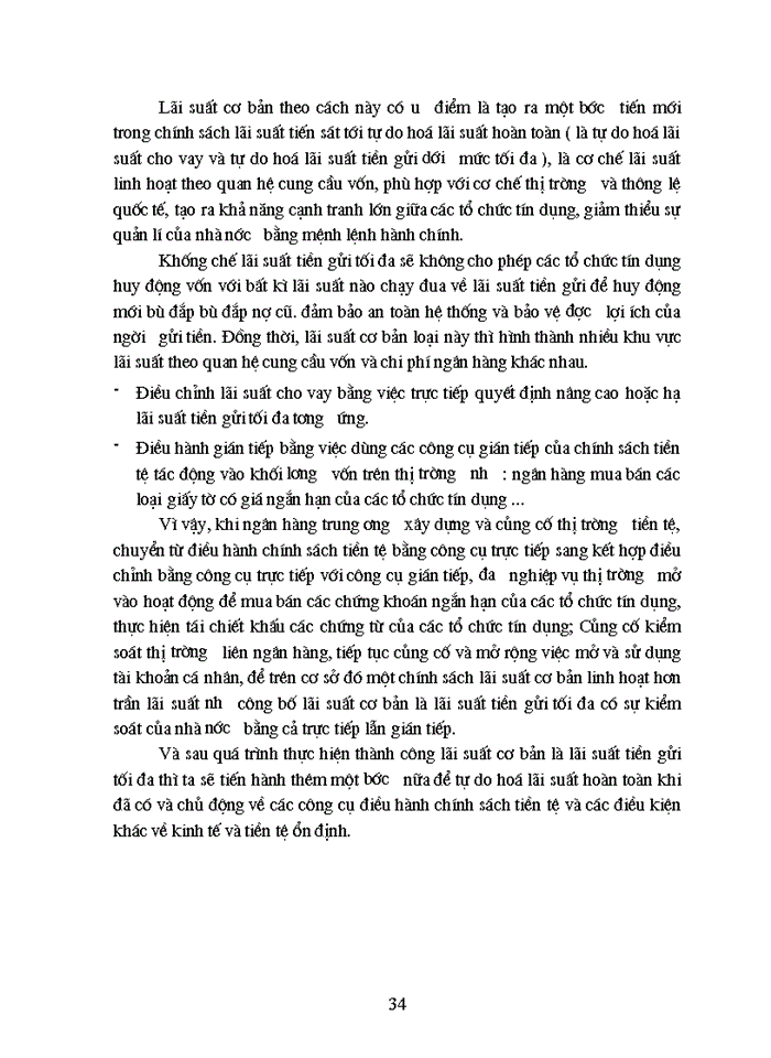 image for page Lãi suất và tự do hoá lãi suất.