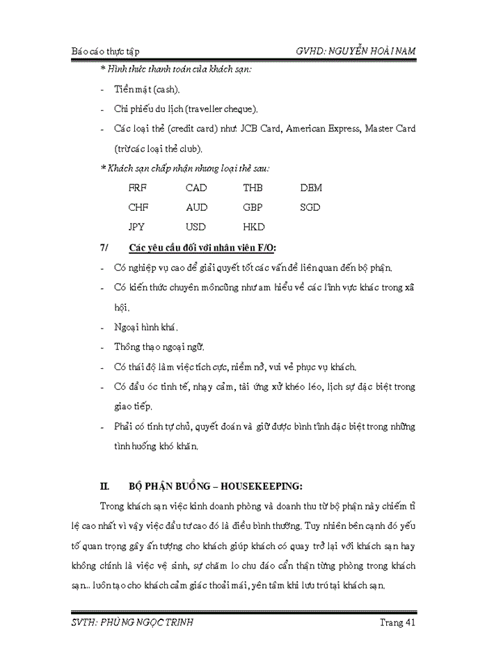 image for page Quy trình phục vụ các loại tiệc của bộ phận F&B