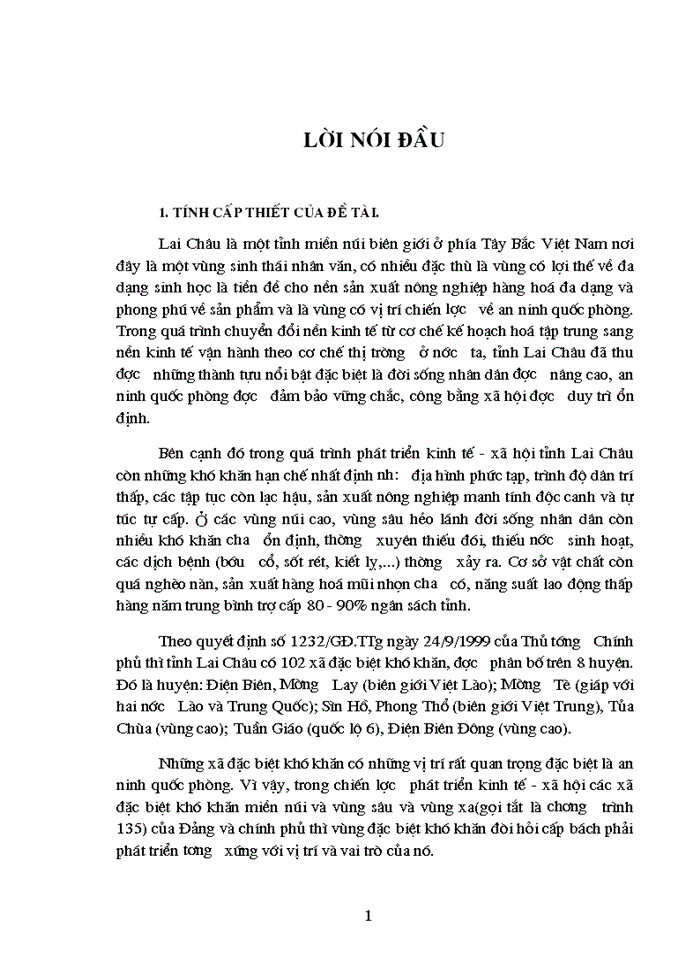 image for page Thực trạng và giải pháp triển khai có hiệu quả chương trình 135 trên địa bàn tỉnh Lai Châu