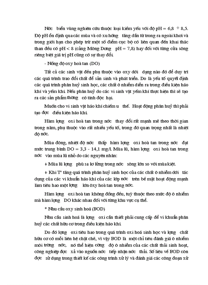 image for page Nghiên cứu đánh giá hiện trạng môi trường nước biển ven bờ khu vực từ quảng ninh đến cửa sông thái bình