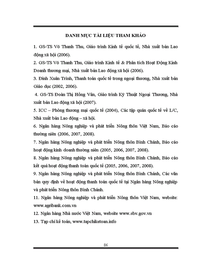 image for page Giải pháp nhằm hoàn thiện hoạt động thanh toán quốc tế tại chi nhánh ngân hàng nông nghiệp và phát triển nông thôn bình chánh
