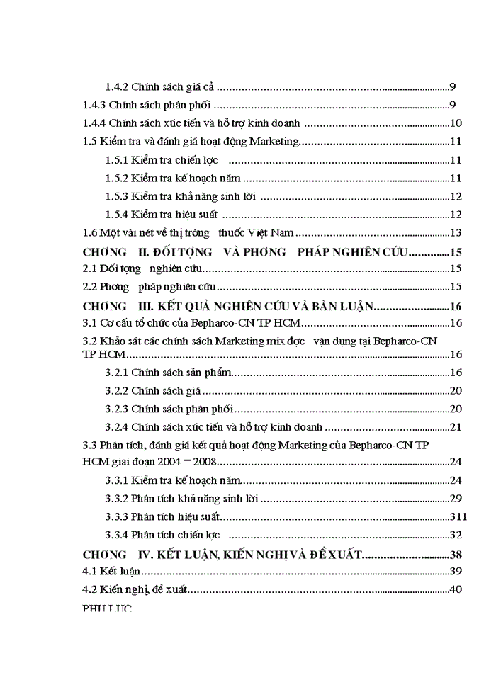 image for page Phân tích, đánh giá hiệu quả hoạt động marketing của công ty cổ phần dược phẩm bến tre-chi nhánh thành phố hồ chí minh giai đoạn 2004-2008
