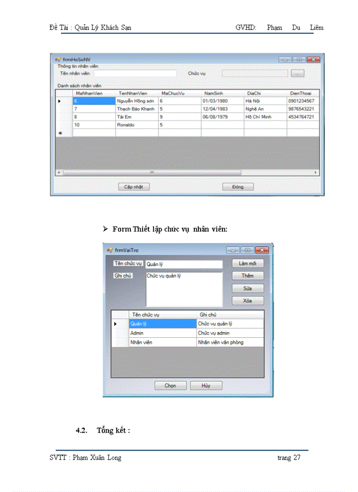 image for page Quản lý khách sạn