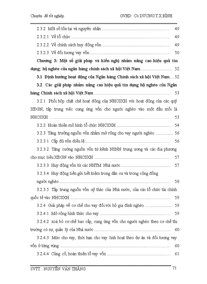 image for page Giải pháp nâng cao hiệu quả  tín dụng đối với người nghèo tại ngân hàng chính sách xã hội