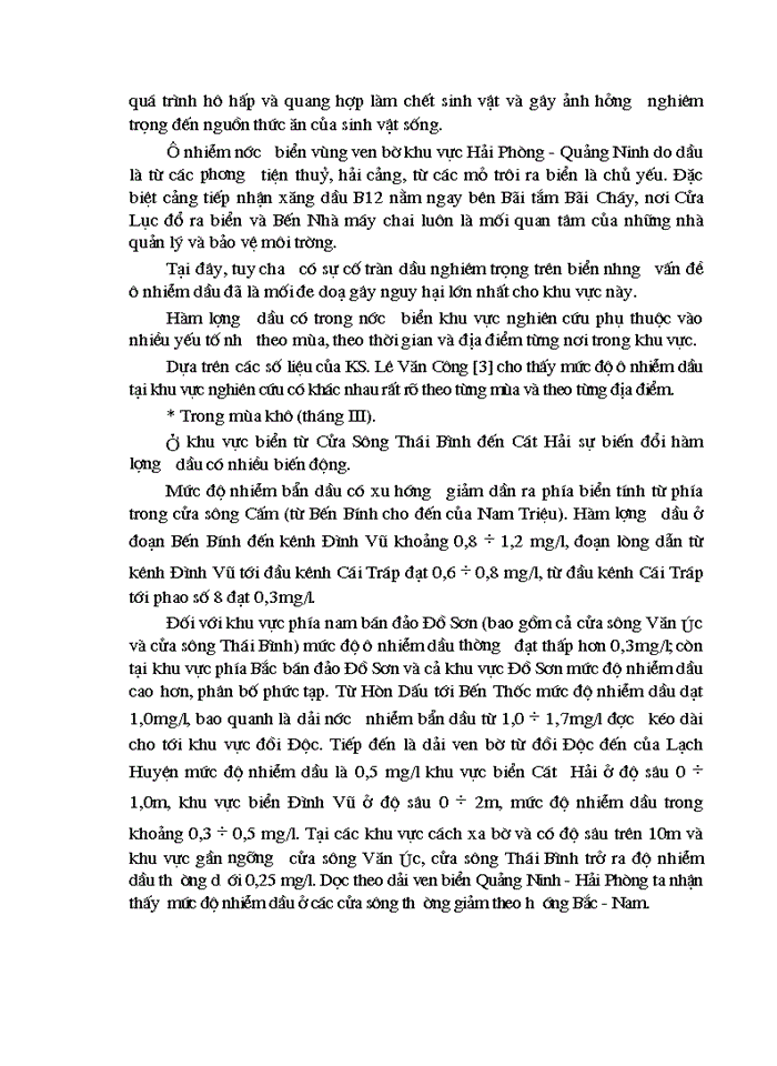 image for page Nghiên cứu đánh giá hiện trạng môi trường nước biển ven bờ khu vực từ Quảng Ninh đến cửa sông THÁI BÌNH