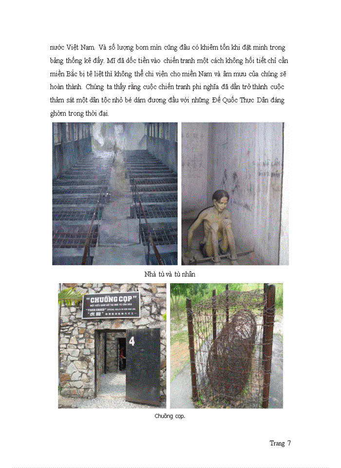 image for page Báo cáo về Bảo tàng Chứng tích chiến tranh