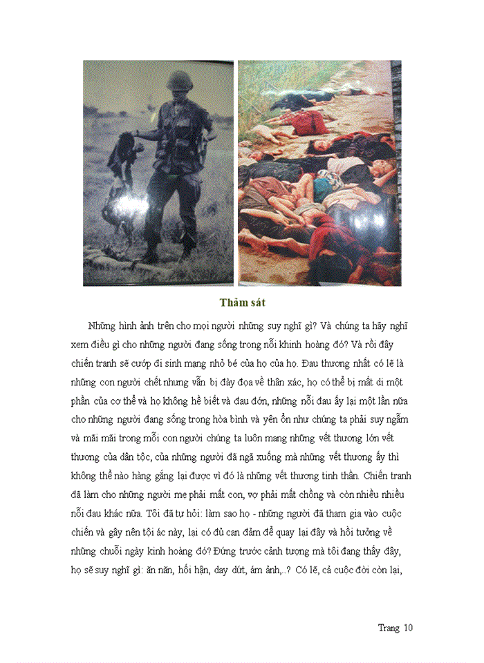 image for page Báo cáo về Bảo tàng Chứng tích chiến tranh