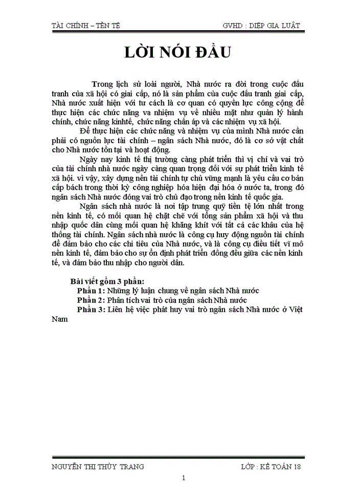 image for page Ngân sách nhà nước