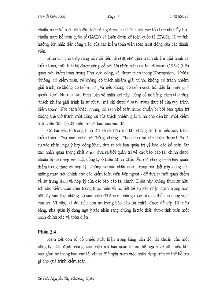 image for page Tổng quan về những tiên đề và khái niệm trong kiểm toán