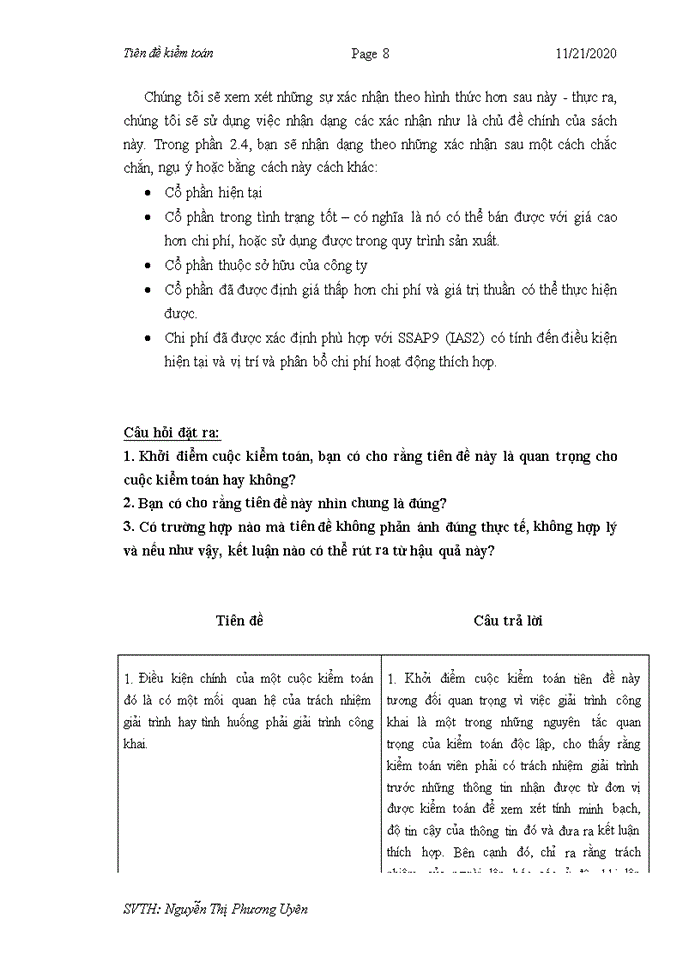 image for page Tổng quan về những tiên đề và khái niệm trong kiểm toán