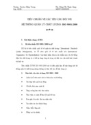 Tiêu chuẩn về các yêu cầu đối với hệ thống quản lý chất lượng: iso 9001:2000