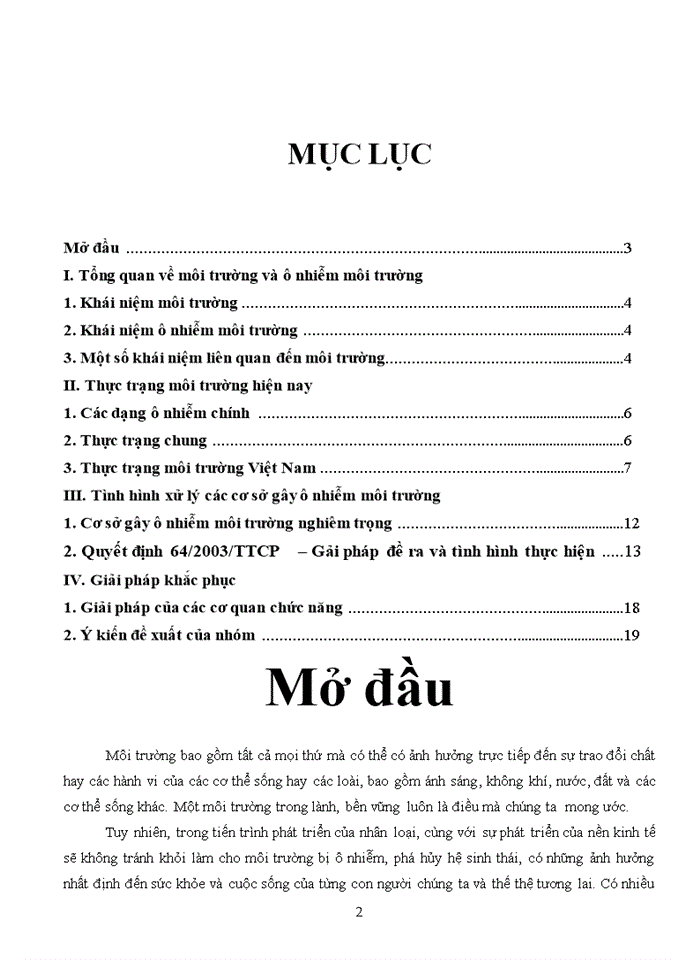 image for page Môi trường và ô nhiễm môi trường