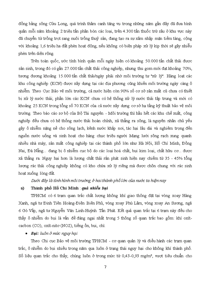 image for page Môi trường và ô nhiễm môi trường