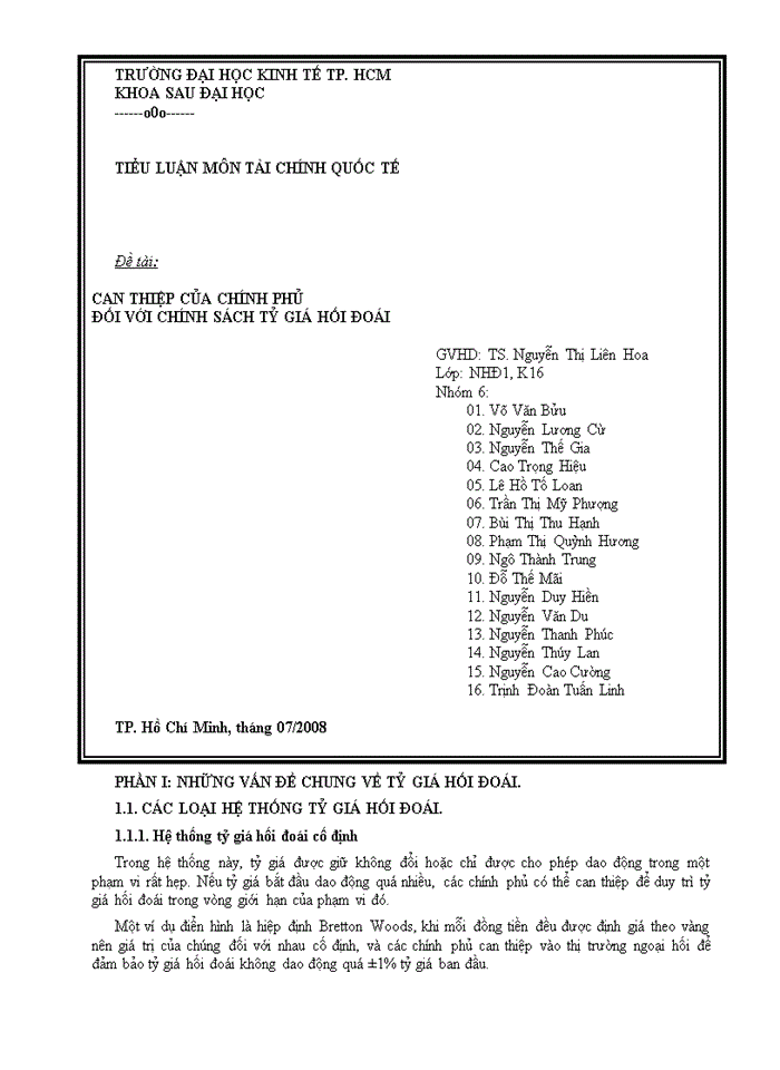 image for page Tiểu luận môn tài chính quốc tế