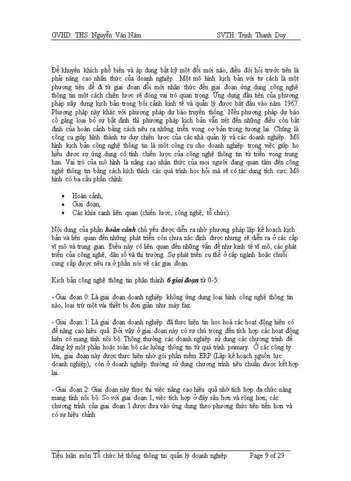 image for page Hệ thống thông tin quản lý doanh nghiệp, 
ứng dụng công nghệ thông tin 
trong việc quản lý doanh nghiệp ngày nay