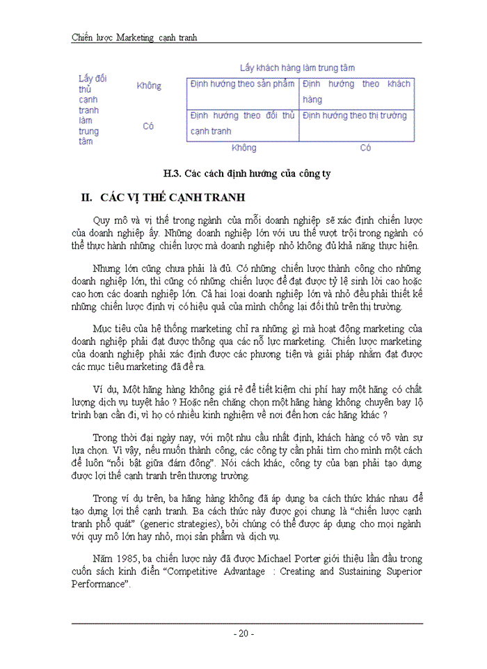 image for page Chiến lược marketing cạnh tranh