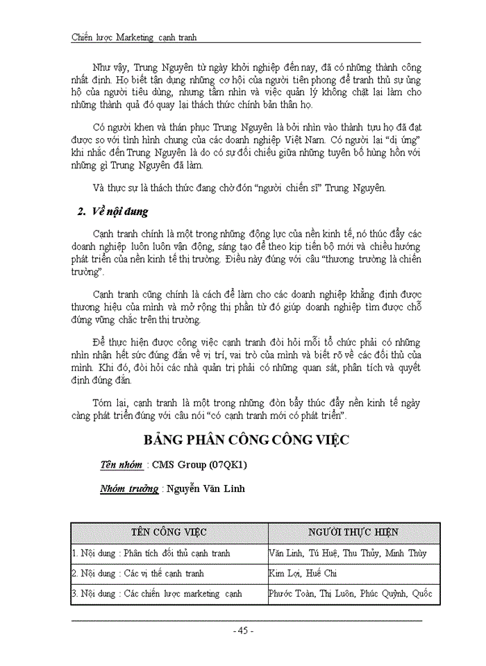 image for page Chiến lược marketing cạnh tranh