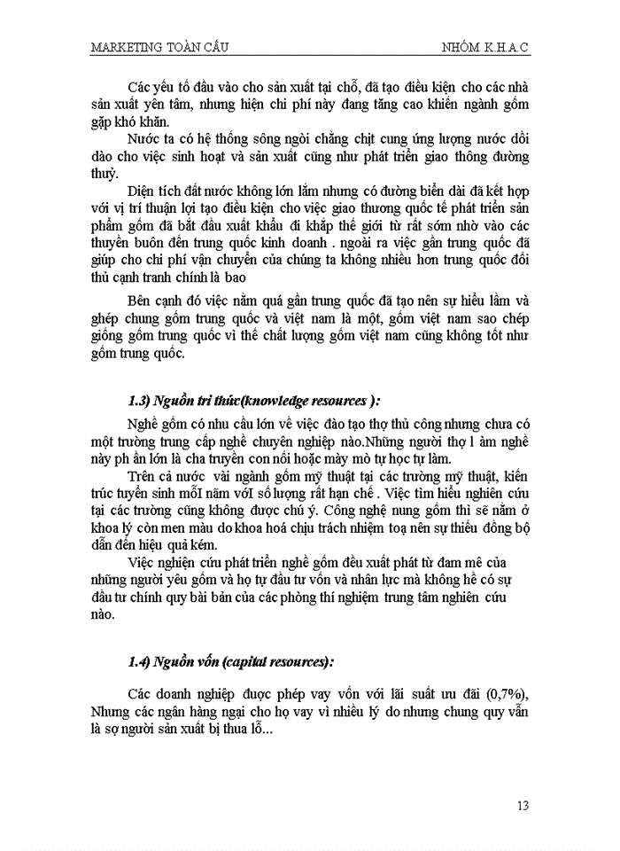 image for page Phân tích lợi thế cạnh tranh của Gốm Việt Nam tại thị trường Nhật Bản