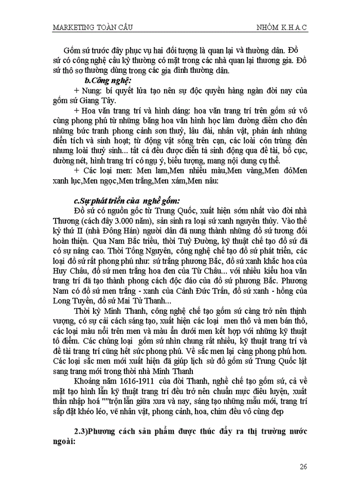 image for page Phân tích lợi thế cạnh tranh của Gốm Việt Nam tại thị trường Nhật Bản