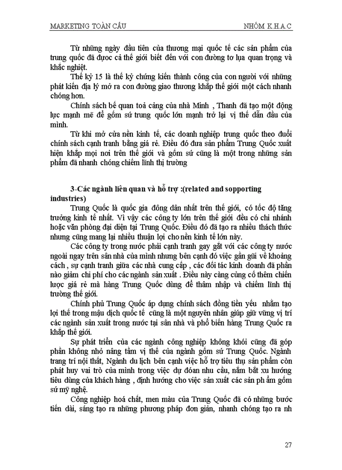 image for page Phân tích lợi thế cạnh tranh của Gốm Việt Nam tại thị trường Nhật Bản