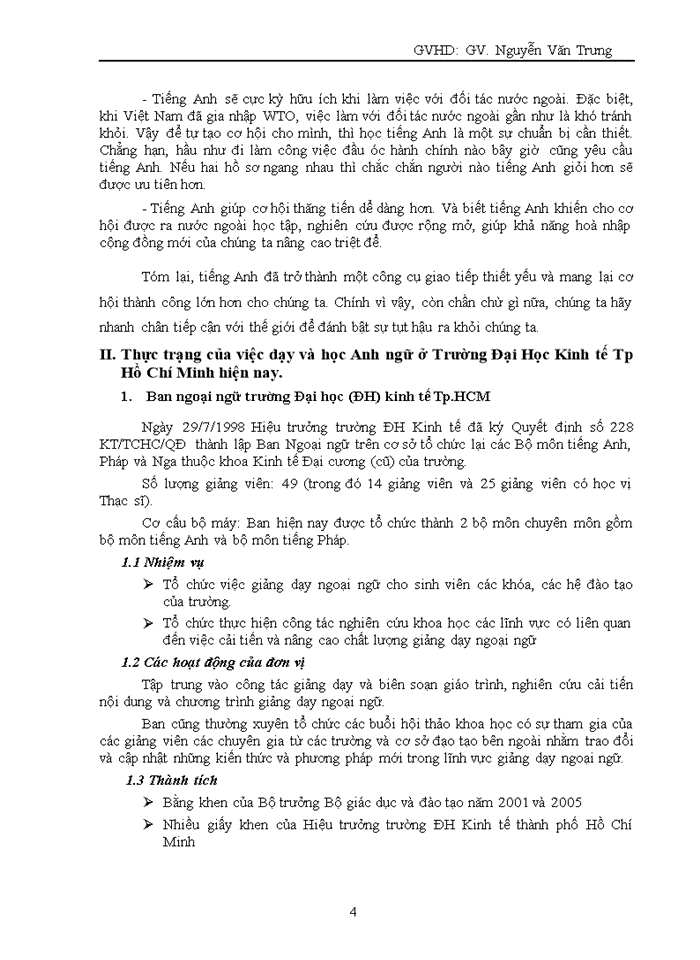 image for page Nghiên cứu về anh ngữ của sinh viên trường kinh tế