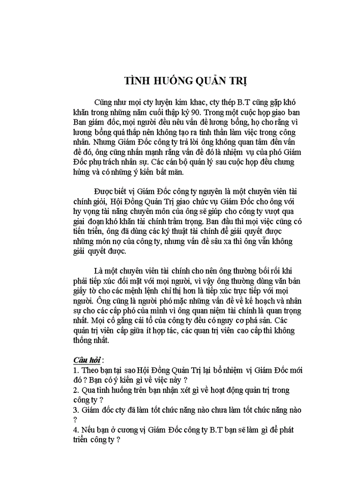 image for page Tổng quan về quản trị