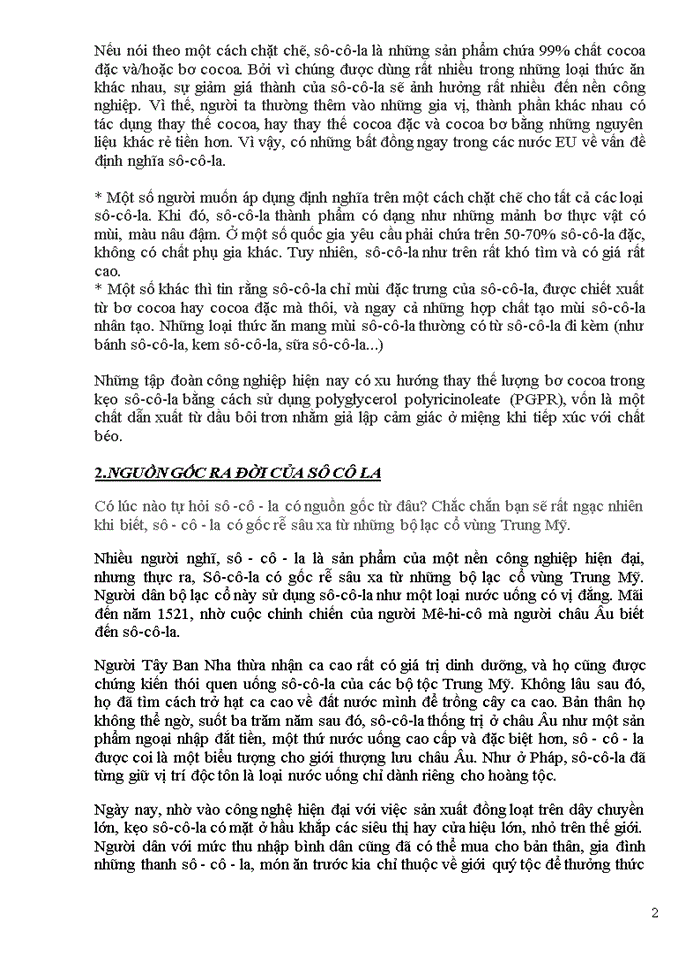 image for page Phân tích chocolate