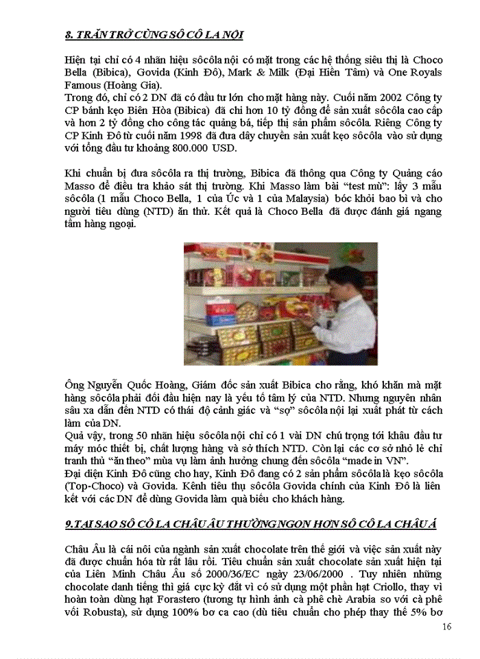 image for page Phân tích chocolate