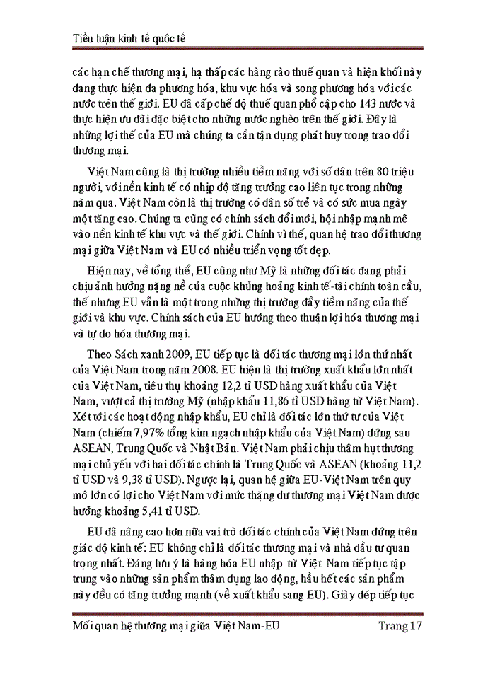 image for page Mối Quan Hệ Thương Mại Giữa Việt Nam-EU