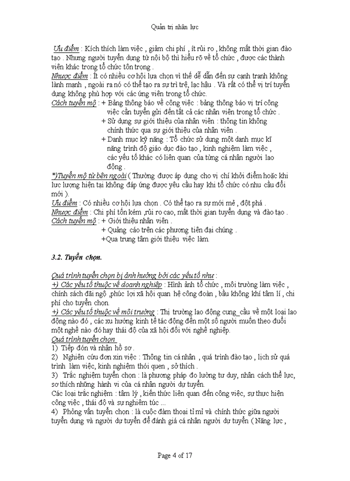 image for page Tuyển chọn trong việc xây dựng nguồn nhân lưc cho Tổ chức