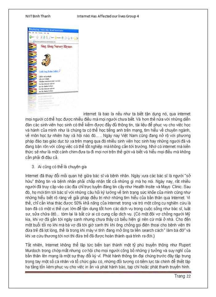 image for page Internet has made a big impact on the lives of people.Discuss the various ways in which the Internet has affected our lives.