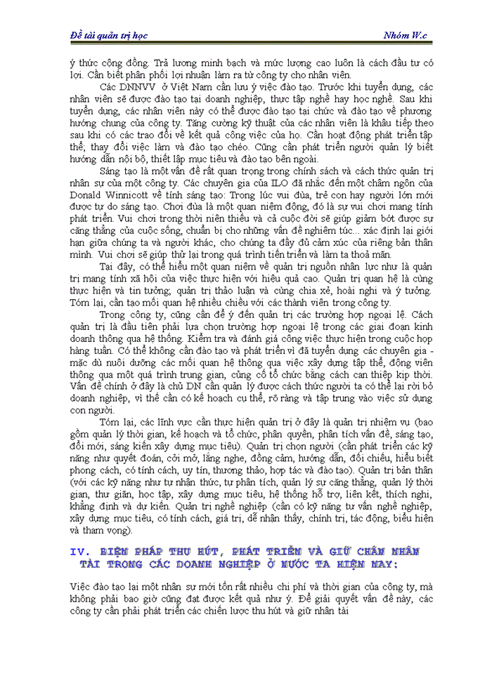 image for page Thu hút và sử dụng nguồn nhân tài trong các doanh nghiệp vừa và nhỏ hiện nay.