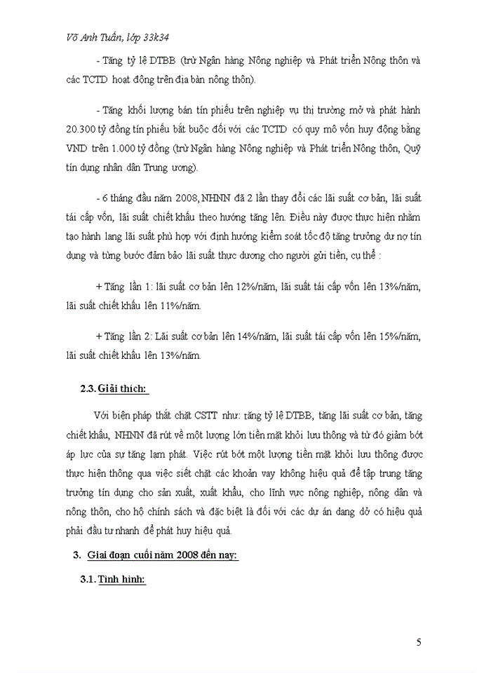 image for page Một số nét chính trong việc điều hành chính sách tiền tệ của ngân hàng nhà nước việt nam từ cuối năm 2007 đến nay.