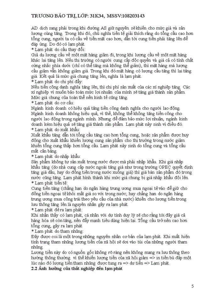 image for page Mối quan hệ giữa lạm phát và thất nghiệp