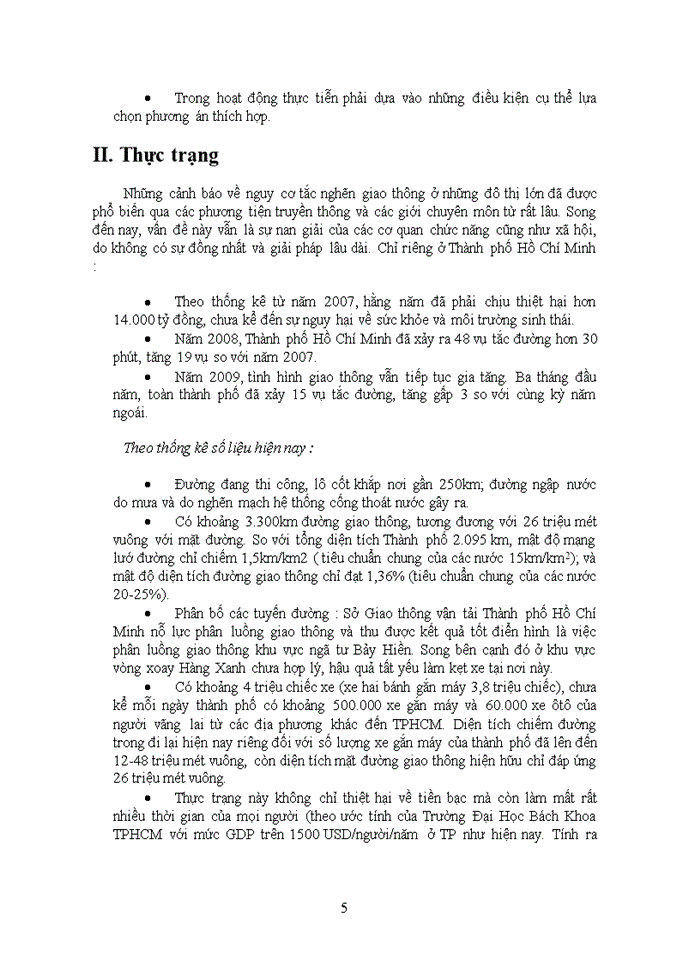 image for page Vận dụng cặp phạm trù nguyên nhân và kết quả để giải quyết vấn đề “ùn tắc giao thông” ở Thành phố Hồ Chí Minh