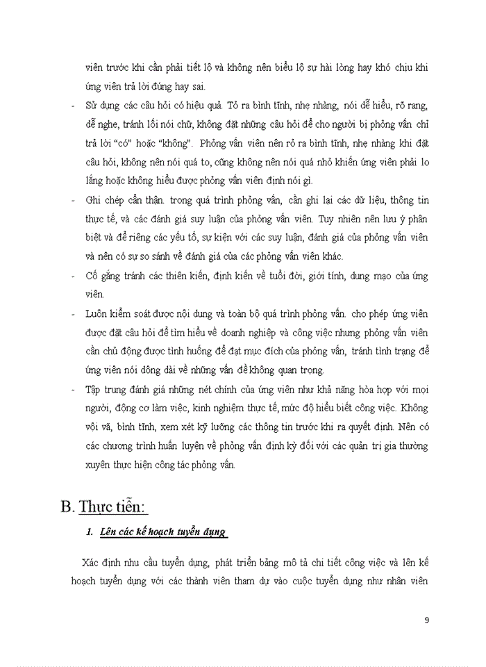 image for page Các kỹ năng phỏng vấn trong tuyển chọn nhân viên