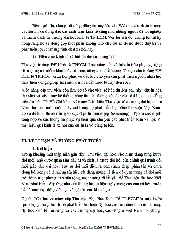 image for page Cải tạo và nâng cao hiệu quả sử dụng thư viện trường đại học kinh tế tp.hồ chí minh