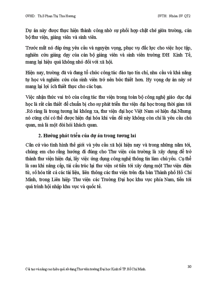 image for page Cải tạo và nâng cao hiệu quả sử dụng thư viện trường đại học kinh tế tp.hồ chí minh