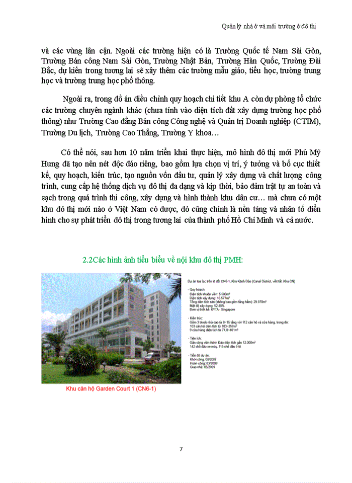 image for page Quản lý nhà ở và môi trường ở đô thị