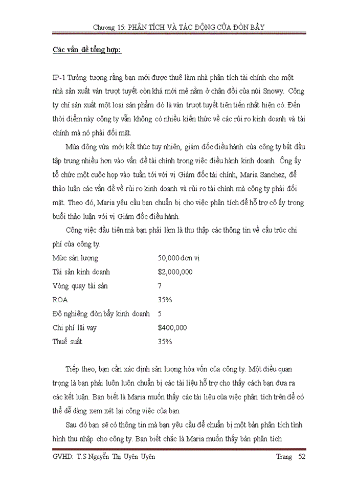 image for page Phân tích tác động của đòn bẩy