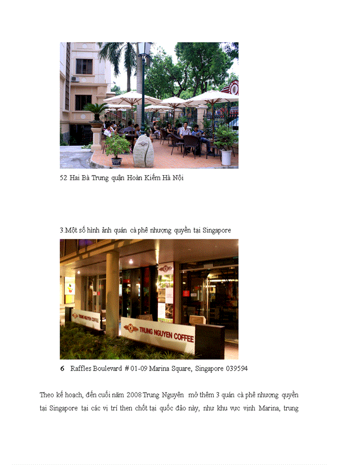 image for page Chiến lược frachise của tập đoàn cà phê trung nguyên