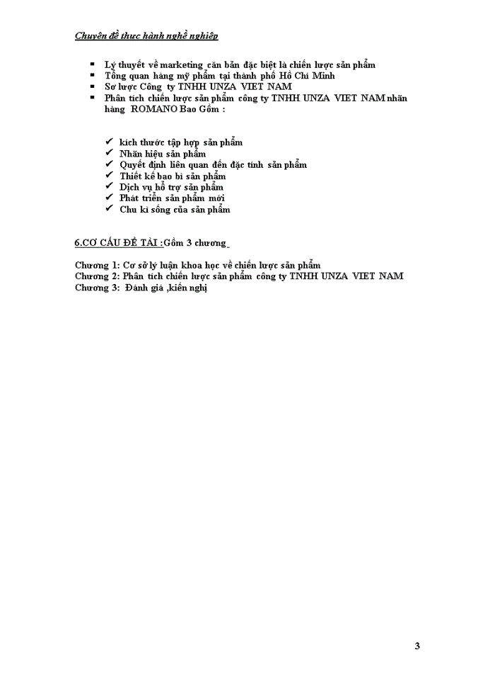 image for page Phân tích chiến lược sản phầm công ty tnhh-unza vietnam nhãn hàng  romano