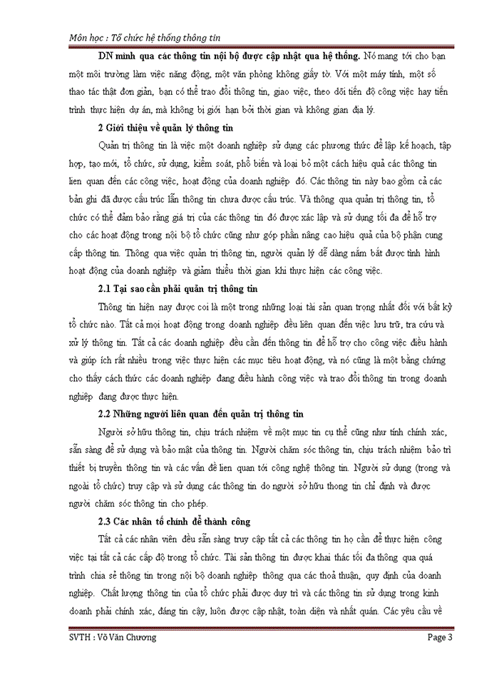 image for page Dự án xây dựng hệ thống quản lý thông tin nội bộ