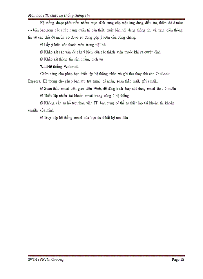 image for page Dự án xây dựng hệ thống quản lý thông tin nội bộ