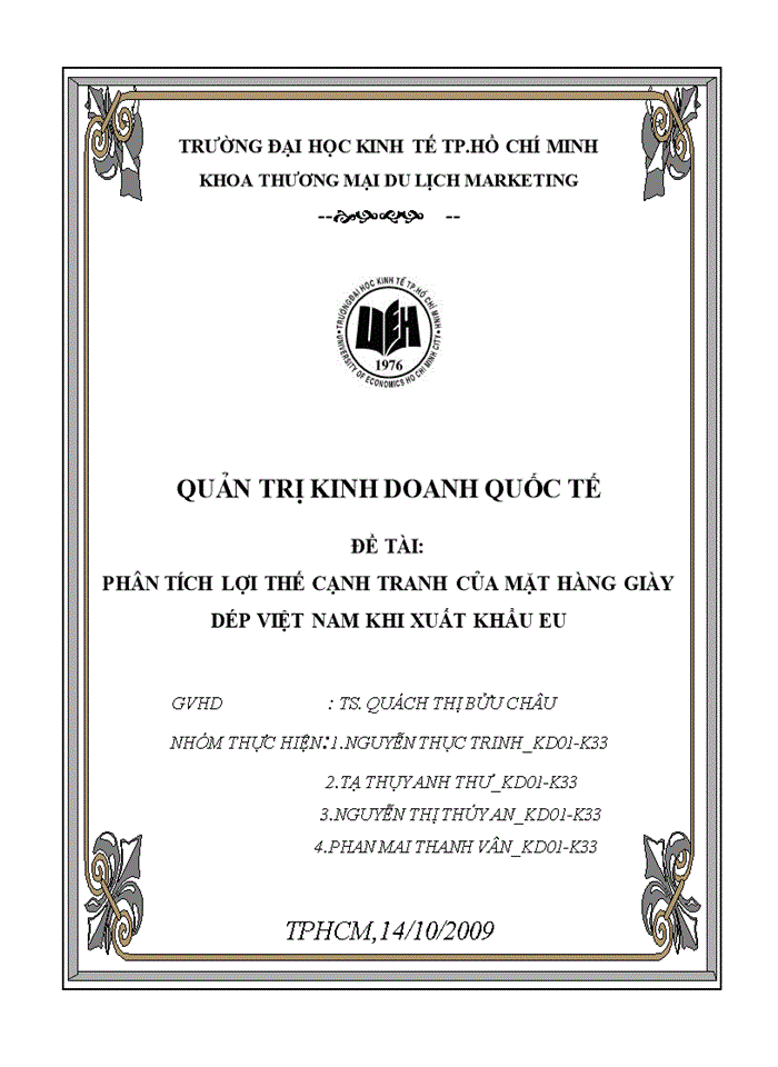 image for page Phân tích lợi thế cạnh tranh của mặt hàng giày dép việt nam khi xuất khẩu eu