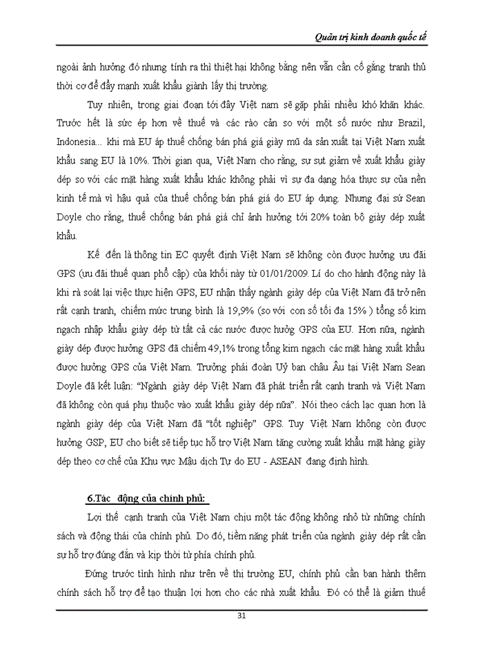 image for page Phân tích lợi thế cạnh tranh của mặt hàng giày dép việt nam khi xuất khẩu eu