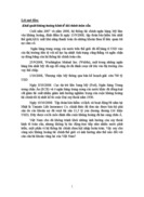 Đánh giá tác động của cuộc khủng hoảng tài chính toàn cầu đến cán cân tài khoản vãng lai của việt nam