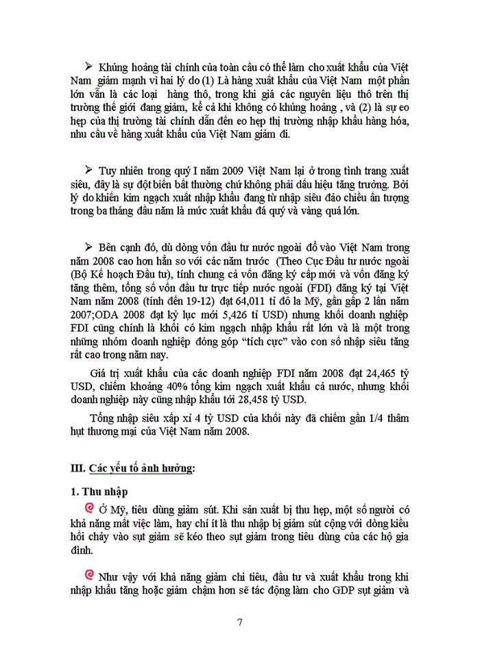 image for page Đánh giá tác động của cuộc khủng hoảng tài chính toàn cầu đến cán cân tài khoản vãng lai của việt nam
